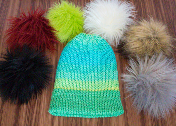 One of a Kind Knitted Hats (poms poms sold separately)