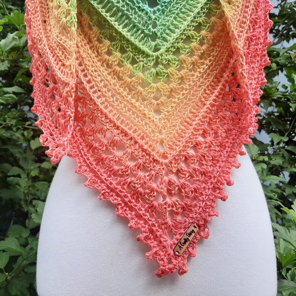 Pastel Rainbow Shawl