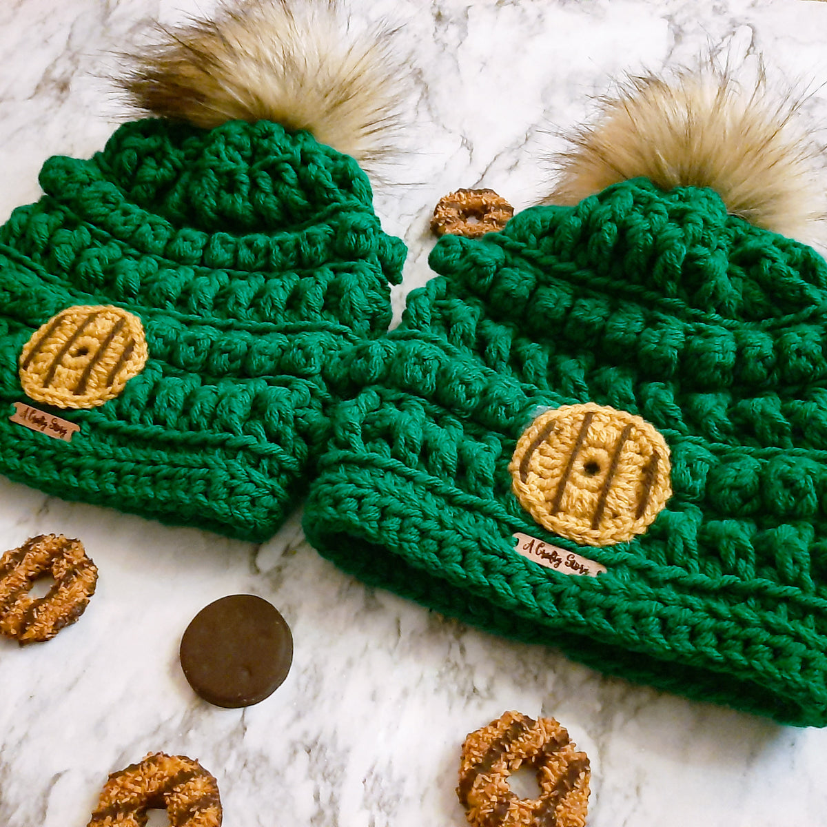 Cookie Hats (Bulk) (pom poms sold separately) A Crafty Story